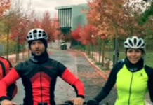 (Vídeo) David Bisbal, un ciclista más en Vitoria