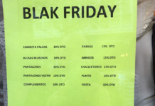 El «Black Friday» vitoriano, faltas de ortografía incluidas