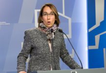 Una vitoriana, en vanguardia del acto de Susana Díaz