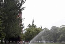 Los jardines de Vitoria, a prueba tras años de riegos rotos Los jardines de Vitoria, a prueba tras años de riegos rotos