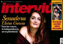 Una senadora alavesa, portada en Interviú