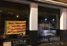 Alternatiba denuncia un «ataque fascista» contra su sede en Vitoria