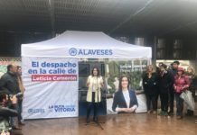 Leticia y su despacho en la calle ¿Irá 8 horas a currar?