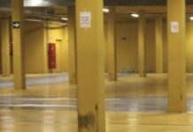 El nuevo parking de Vitoria abre vacío y con «heridas» en las columnas
