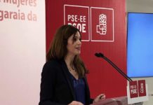 La candidata vitoriana logra el récord de lectura en un discurso