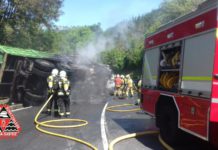 Un fallecido tras el choque entre camiones hacia Vitoria