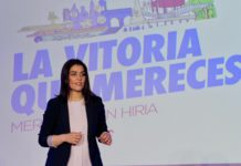 Leticia Comerón (PP) reconoce que no era la mejor para Vitoria comerón leticia abandona vitoria