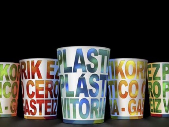 vasos fiestas 30 bares de Vitoria recibirán 100.000 vasos