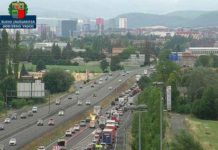 Retenciones brutales en dirección Vitoria retenciones