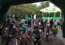 Marcha nocturna en bici por Vitoria (FOTOS)