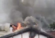 Un incendio destruye un caserío alavés