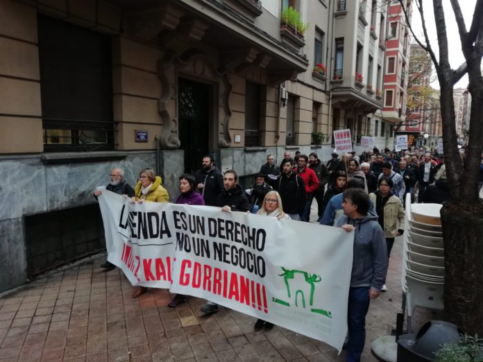 manifestación vivienda vitoria