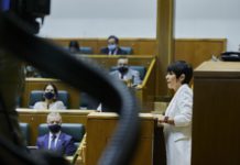 Las críticas de la oposición en la jornada de investidura