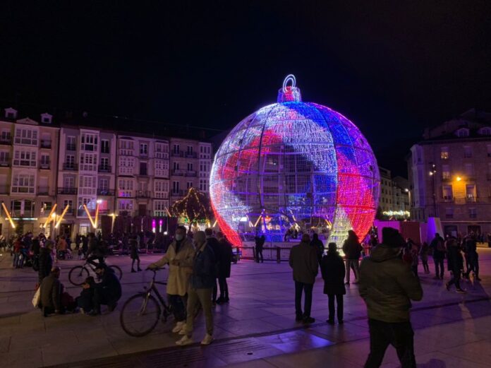 Taxis gratis para ver luces de Navidad en Vitoria