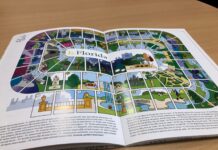 El juego de la Oca con el parque de La Florida de Vitoria