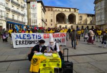 Cartas a Olentzero de hijos de trabajadores despedidos en Vitoria