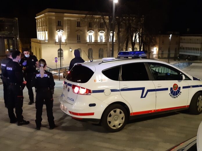 ertzaintza Control via urbana Covid