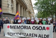 Protestas y tensión cerca del Memorial