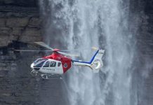 Rescatada en helicóptero una montañera herida en la rodilla