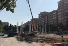 Avanza la obra del nuevo supermercado en Vitoria