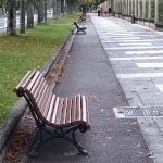 bancos carril bici vitoria