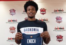 Baskonia pierde a Enoch durante “unas semanas” por lesión