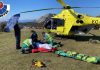 Rescatado en helicóptero un hombre en la cueva alavesa