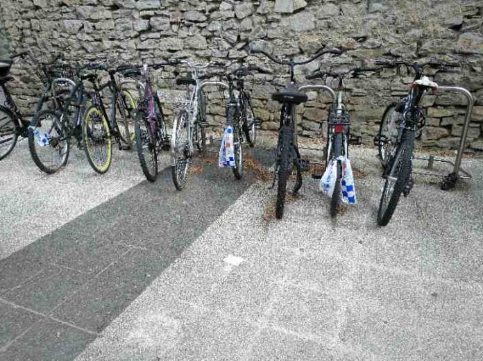 Precintos a bicicletas en Vitoria