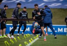 El Alavés entrena sin Calleja