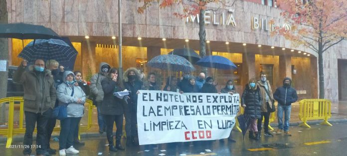 melia bilbao Denuncian la "explotación" de trabajadoras en Meliá Bilbao