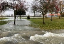 20 carreteras cortadas en Álava por inundaciones