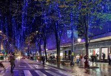 57 árboles y 1.350.000 luces en la Navidad de Bilbao