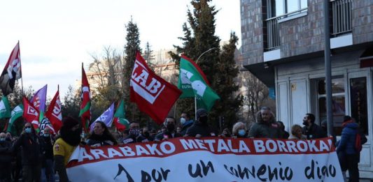 Suspendidas las huelgas del metal en Vitoria