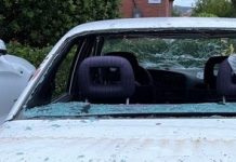 Lanza piedras desde un puente en la autopista Pedradas contra cristales para robar en coches de Vitoria