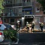 bomberos carga barredora vitoria