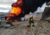 Oleada de incendios de vehículos en Vitoria ¿Provocados? Bomberos de todo Euskadi trabajan en el incendio de Álava