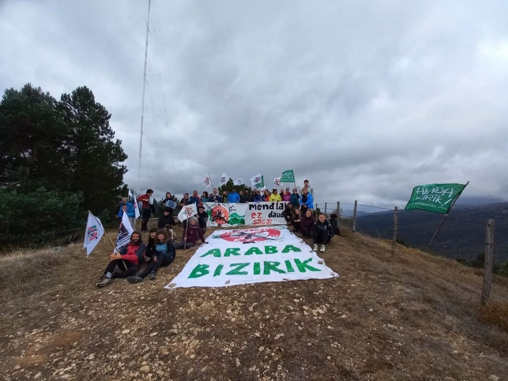 Más protestas de ecologistas en Álava