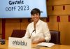 EH Bildu propone más presión fiscal a los vitorianos Rocío Vitero, fuerte opción a primera alcaldesa de Vitoria (encuesta)