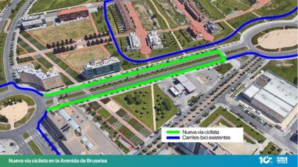 bidegorri vitoria Cada metro de bidegorri cuesta 260 euros en Vitoria