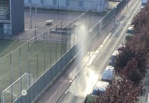 Libre albedrío de aspersores en Vitoria (FOTOS)