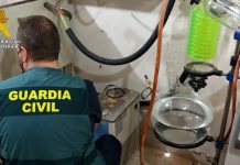 Operativo desde Vitoria: Desmantelan un laboratorio de metanfetamina