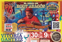 Circo Holiday en Vitoria con Rody Aragón ¡A disfrutar! Circo Holiday en Vitoria con Rody Aragón ¡A disfrutar!