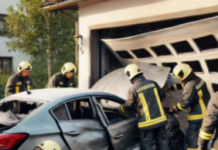 Se estampa contra un garaje en Vitoria