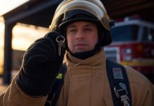 Bomberos y policías ocupados en el recate de llaves en Vitoria