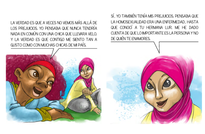 Cómic Vitoria: De follar, clítoris, condones, homosexualidad... ¡Lenguaje claro!