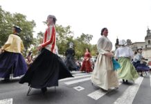 Álava, en la concentración de gigantes de Bilbao