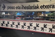 Aste Nagusia: Bilbao quitará pancartas de apoyo a presos de ETA Carteles por presos de ETA en fiestas de Vitoria
