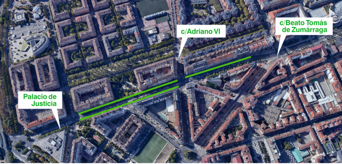 CARRIL-BICI-avenida-vitoria Vitoria se cargará el carril bici de la acera en la Avenida