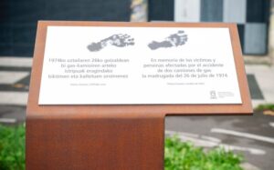 En recuerdo de la tragedia de Vitoria con 13 fallecidos