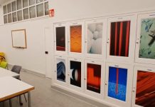 Exposición de fotos en el polideportivo de Vitoria Exposición de fotos en el polideportivo de Vitoria